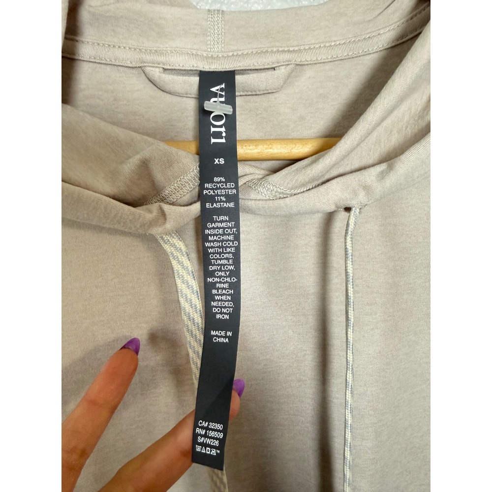 Vuori Halo‎ Essential Hoodie Womens XS Heather Grey Performance Pullover VW226 - Picture 4 of 7